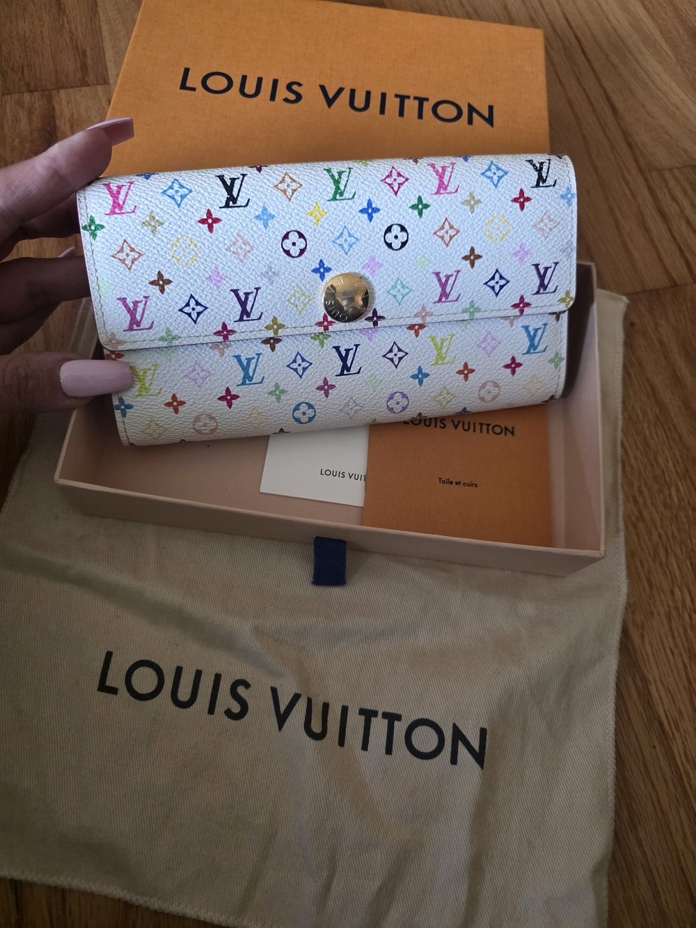 Full Inclusion Louis Vuitton Murakami Monogram Canvas Wallet